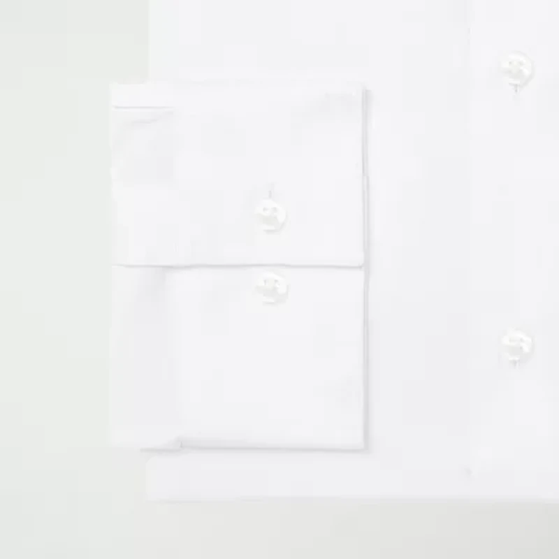 Van Heusen Everyday Defense Mens Big & Tall Classic Fit Stretch Fabric Wrinkle Free Long Sleeve Dress Shirt