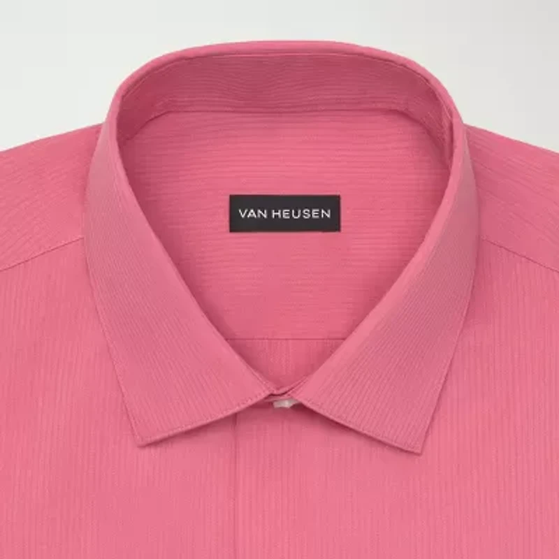 Van Heusen Everyday Defense Mens Big & Tall Classic Fit Stretch Fabric Wrinkle Free Long Sleeve Dress Shirt