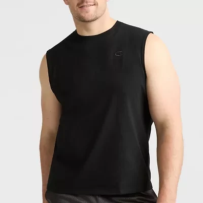 Champion Mens Crew Neck Sleeveless Big and Tall Muscle T-Shirt