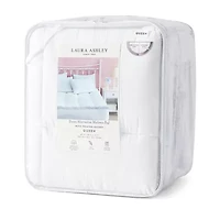 Laura Ashley Down Alternative Mattress Pad With Printed Gusset