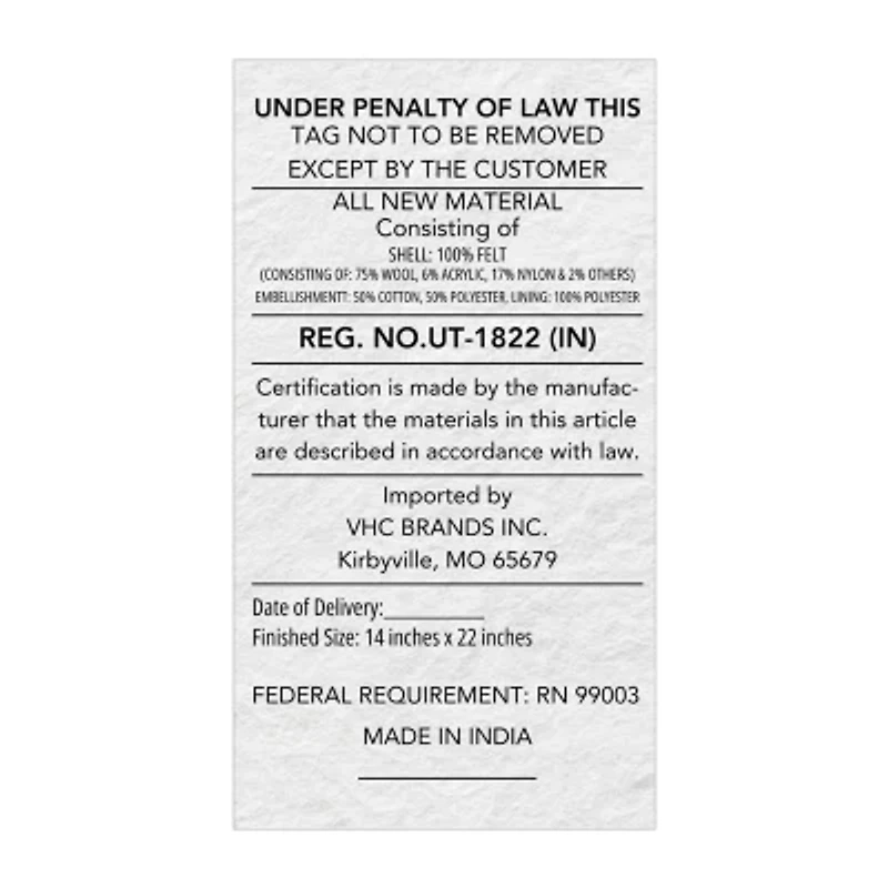 VHC Brands Settlement 14x22 Lumbar Pillow