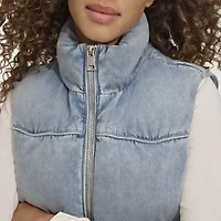 Levi's® Womens Denim Midweight Vest Jacket