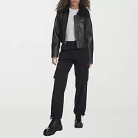 Levi's Womens Faux Leather Midweight Jacket