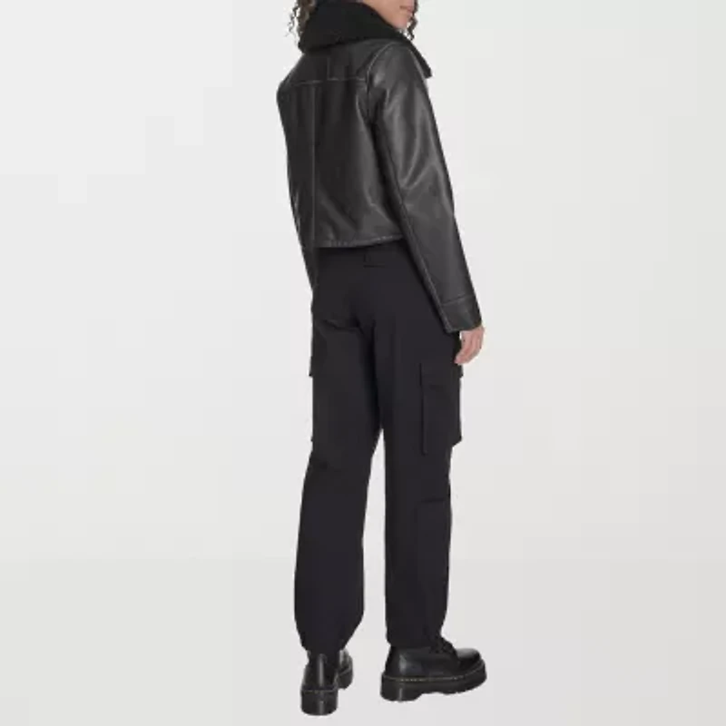 Levi's Womens Faux Leather Midweight Jacket