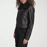 Levi's Womens Faux Leather Midweight Jacket