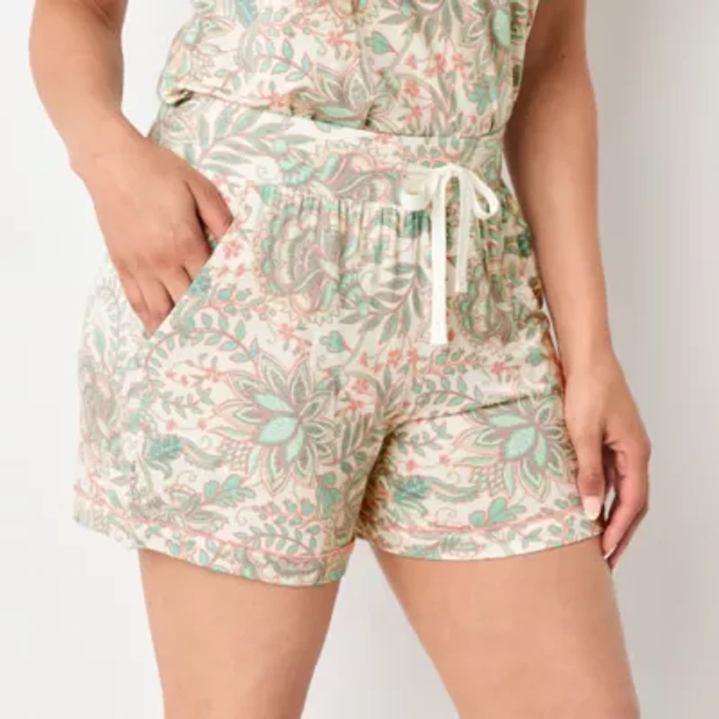 Liz Claiborne Womens Pajama Shorts