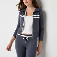 Arizona Womens Midweight Juniors Track Jacket