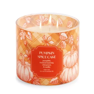 Distant Lands Pumpkin Spice Cake 3-Wick Scented Jar Candle