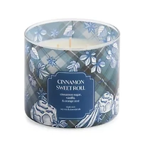 Distant Lands Cinnamon Sweet Roll 3-Wick Scented Jar Candle