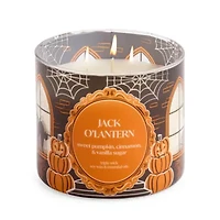 Distant Lands Jackolantern 3-Wick Scented Jar Candle