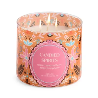 Distant Lands Candied Spirits 3-Wick Scented Jar Candle