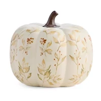 Linden Street Floral Pumpkin Thanksgiving Tabletop Decor