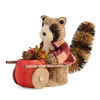Linden Street Sisal Racoon Thanksgiving Tabletop Decor