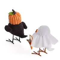 Layerings Pumpkin Ghost Birds 2-pc. Halloween Tabletop Decor