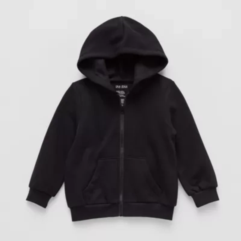 Okie Dokie Fleece Toddler & Little Boys Long Sleeve Zipper Hoodie