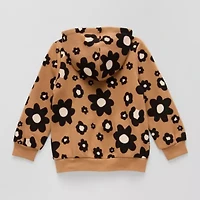 Okie Dokie Toddler & Little Girls Fleece Hooded Lightweight Jacket