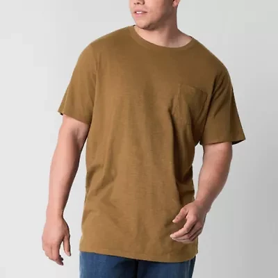 mutual weave Mens Crew Neck Short Sleeve Big and Tall T-Shirt