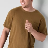 mutual weave Mens Crew Neck Short Sleeve Big and Tall T-Shirt