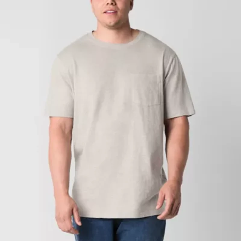 mutual weave Mens Crew Neck Short Sleeve Big and Tall T-Shirt