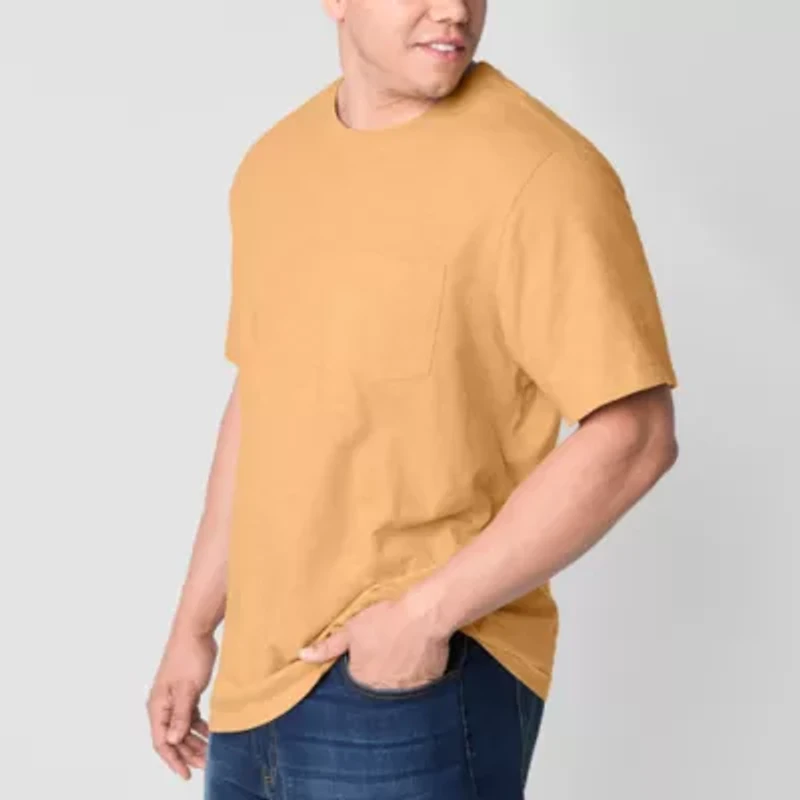 mutual weave Mens Crew Neck Short Sleeve Big and Tall T-Shirt