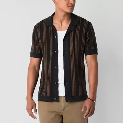 Arizona Mens Short Sleeve Sweater