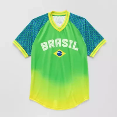 Mens Short Sleeve Brasil Jersey