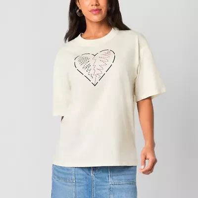 Hope & Wonder Unisex Adult Crew Neck Short Sleeve Regular Fit Graphic T-Shirt