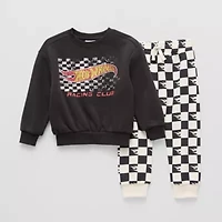 Grayson Little Toddler Boys 2-pc. Hot Wheels Pant Set