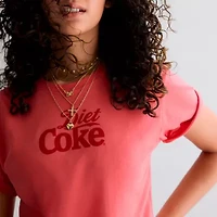 Grayson Threads, The Label Diet Coke 82 Boyfriend Tee Womens Juniors Crew Neck Short Sleeve Relaxed Fit Graphic T-Shirt