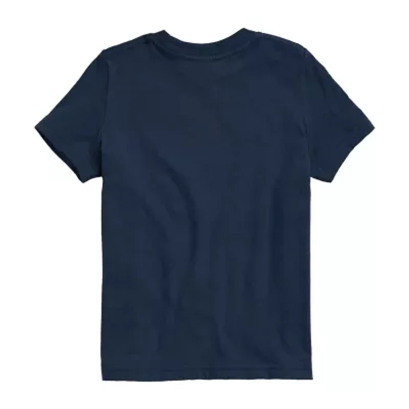 Usa Soccer Little & Big Kid Boys Crew Neck Short Sleeve Regular Fit Graphic T-Shirt