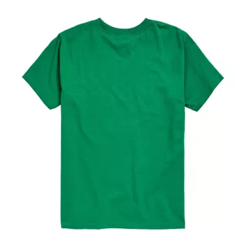Brazil Soccer Little & Big Kid Boys Crew Neck Short Sleeve Regular Fit Graphic T-Shirt