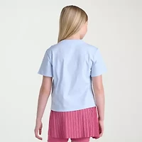 adidas Big Kid Girls Crew Neck Short Sleeve Regular Fit Graphic T-Shirt