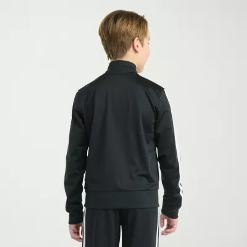 adidas Iconic Tricot Big Kid Boys Lightweight Track Jacket