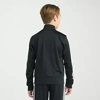 adidas Iconic Tricot Big Kid Boys Lightweight Track Jacket