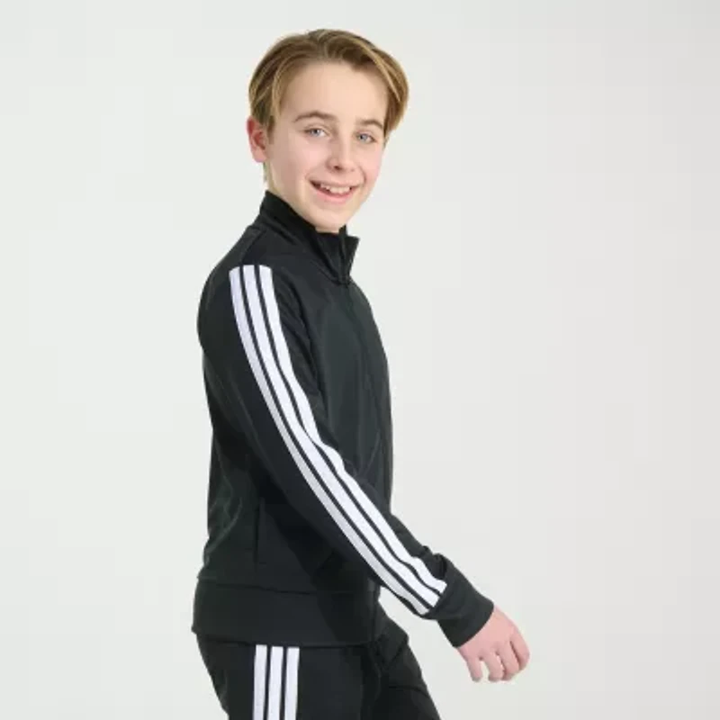 adidas Iconic Tricot Big Kid Boys Lightweight Track Jacket