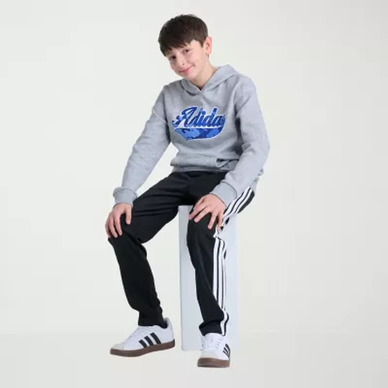 adidas Big Kid Boys Long Sleeve Active Hoodie