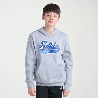 adidas Big Kid Boys Long Sleeve Active Hoodie