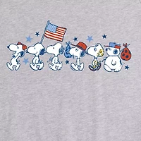 Novelty Mens Scoop Neck Sleeveless Peanuts Snoopy Tank Top