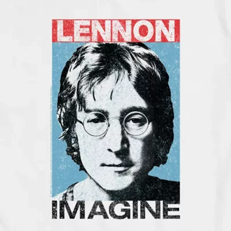 Novelty Mens Crew Neck Short Sleeve Regular Fit The Beatles Graphic T-Shirt