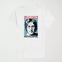 Novelty Mens Crew Neck Short Sleeve Regular Fit The Beatles Graphic T-Shirt