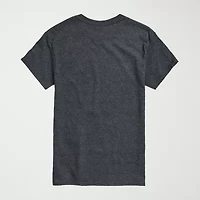 Novelty Mens Crew Neck Short Sleeve Regular Fit AC/DC Graphic T-Shirt