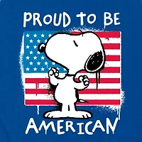 Novelty Mens Crew Neck Short Sleeve Peanuts Snoopy Tank Top