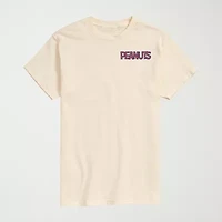 Novelty Mens Crew Neck Short Sleeve Regular Fit Peanuts Graphic T-Shirt