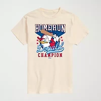 Novelty Mens Crew Neck Short Sleeve Regular Fit Donald Duck Graphic T-Shirt