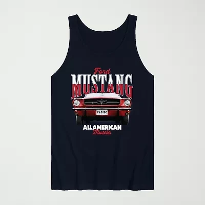 Novelty Mens Crew Neck Sleeveless Tank Top