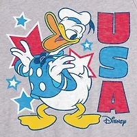 Novelty Mens Crew Neck Sleeveless Donald Duck Tank Top