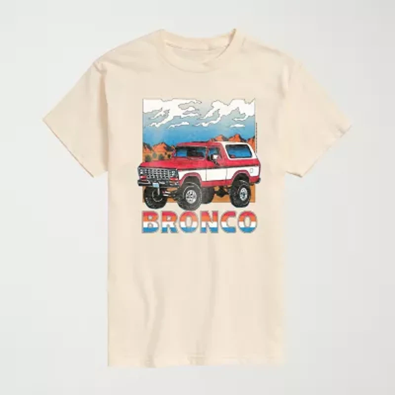 Novelty Mens Crew Neck Short Sleeve Regular Fit Graphic T-Shirt
