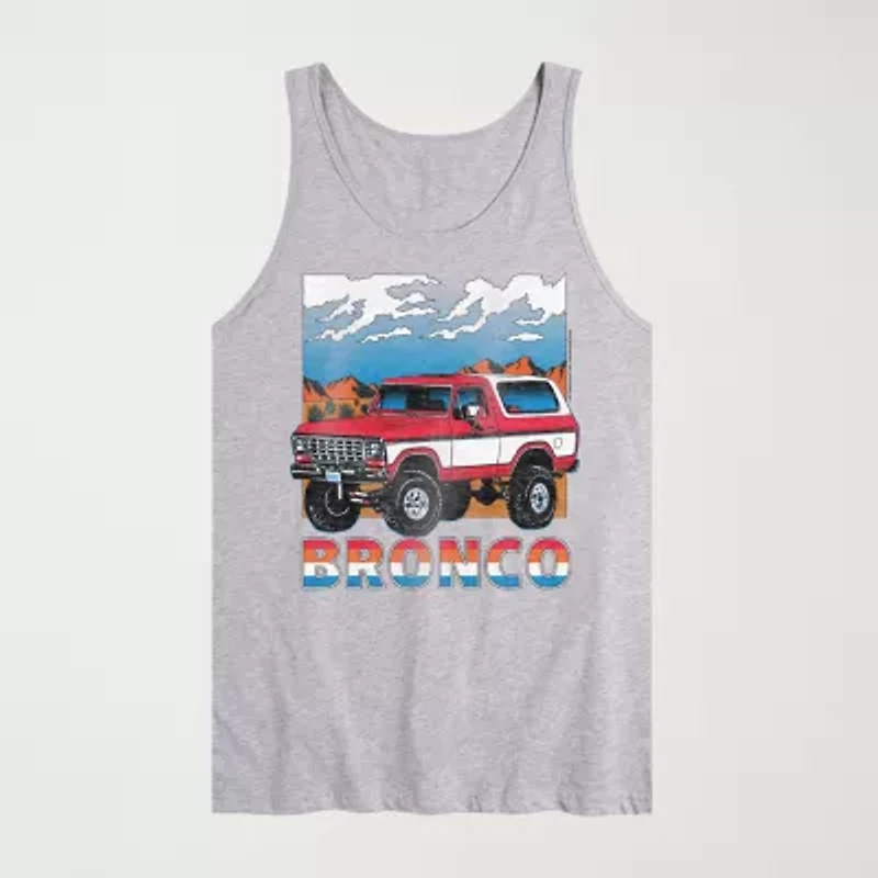 Novelty Mens Scoop Neck Sleeveless Tank Top