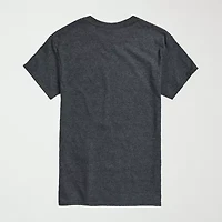 Novelty Mens Crew Neck Short Sleeve Regular Fit MTV Graphic T-Shirt