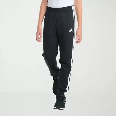 adidas Big Kid Boys Drawstring Waist Tapered Regular Fit Jogger Pant